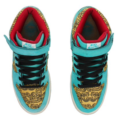 Nike Dunk Mid Premium SB 'Peacock' - Side View