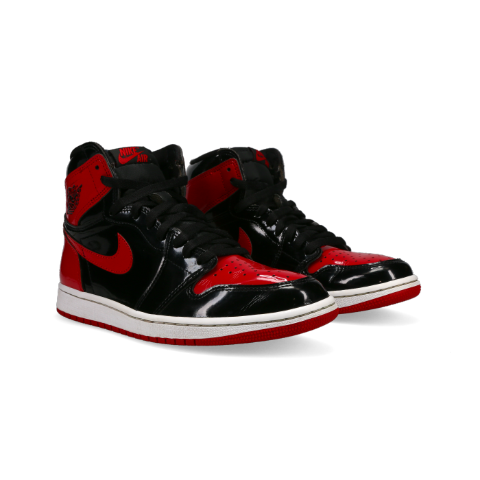 Jordan 1 Retro High OG 'Patent Bred' - Front View