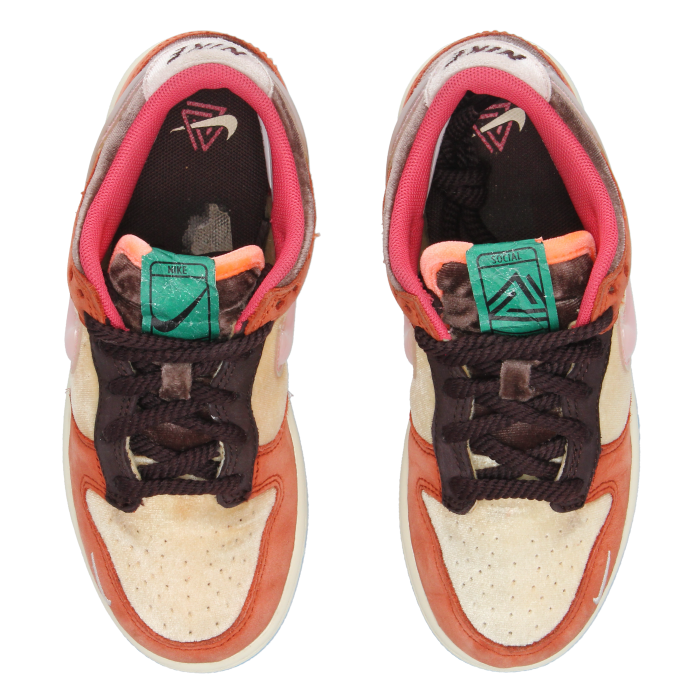 Nike Dunk Low PS X Social Status 'Chocolate Milk' - Side View