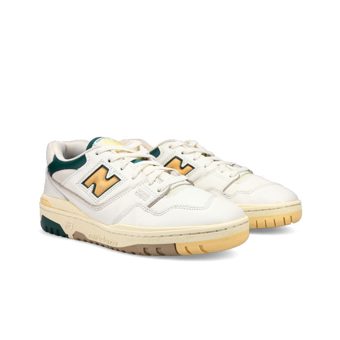 Aimé Leon Dore X New Balance 550 'Green Yellow' - Front View