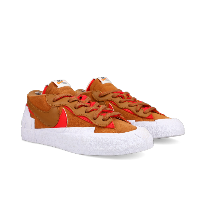 Nike Blazer Low X Sacai 'Light British Tan' - Front View