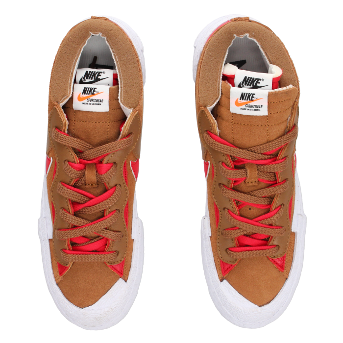 Nike Blazer Low X Sacai 'Light British Tan' - Side View