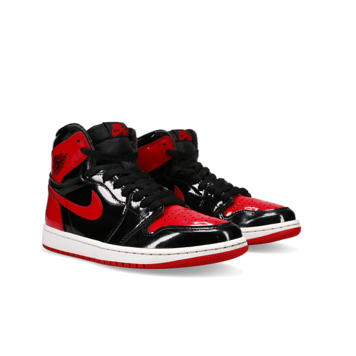 Jordan 1 Retro High OG 'Patent Bred' - Front View