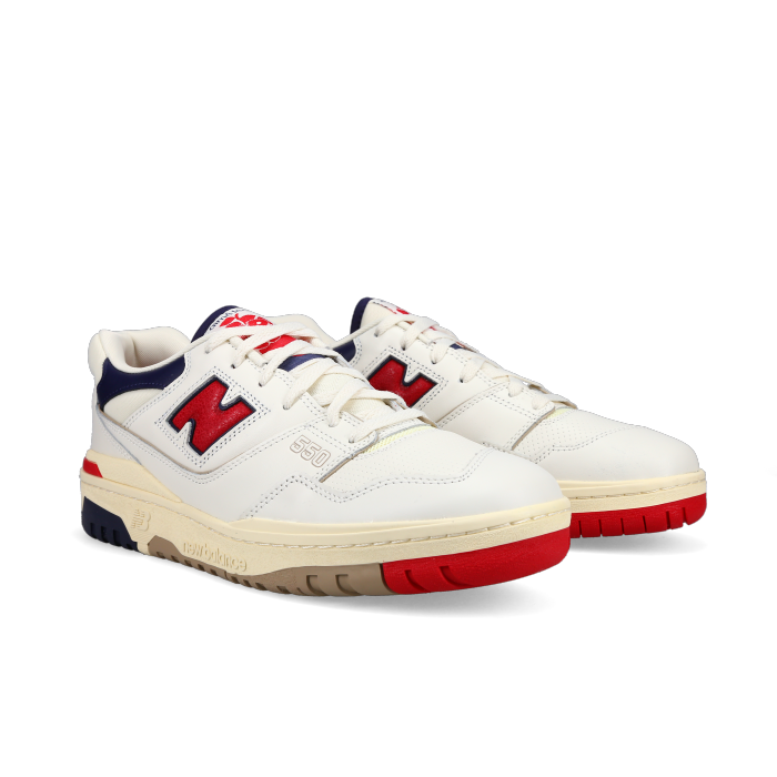 Aimé Leon Dore X New Balance 550 'Red Navy' - Front View