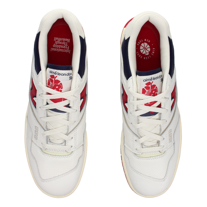 Aimé Leon Dore X New Balance 550 'Red Navy' - Side View