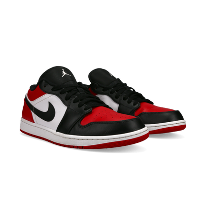 Jordan 1 Low 'Bred Toe' - Front View