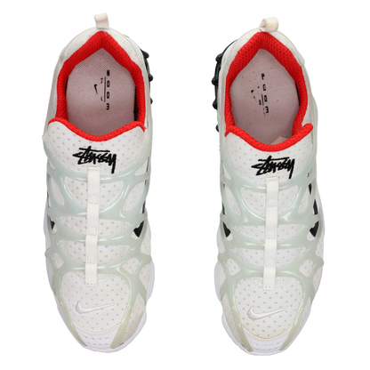 Stussy x Nike Air Zoom Spiridon Kukini 'White' - Side View