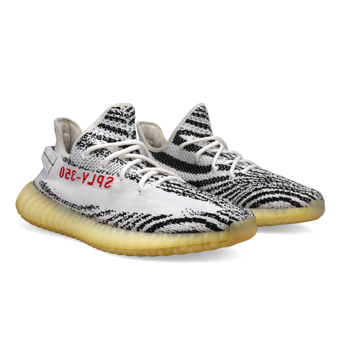 Adidas Yeezy Boost 350 V2 'Zebra' - Front View