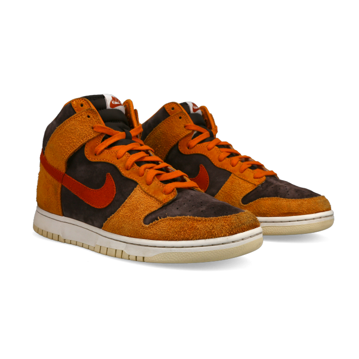 Nike Dunk High Premium 'Dark Curry' - Front View