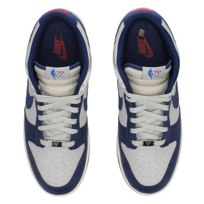 NBA X Nike Dunk Low EMB '75th Anniversary Nets' - Side View