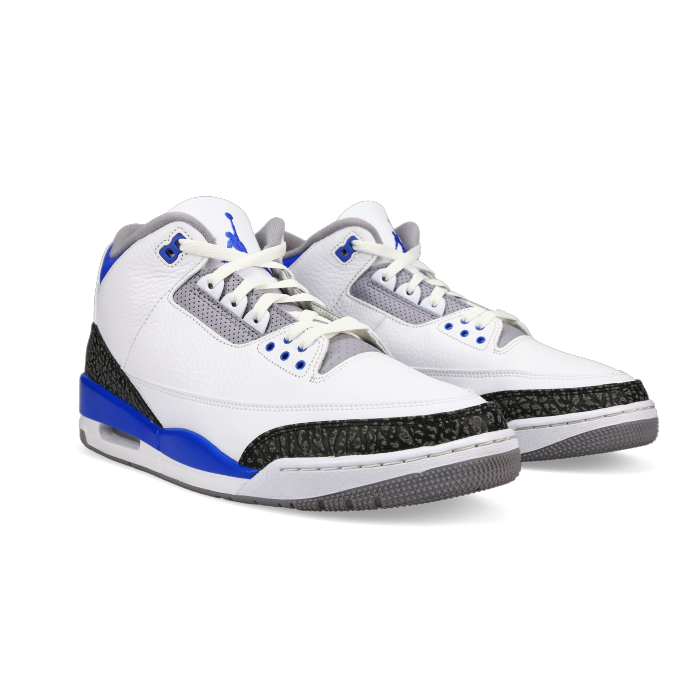 Jordan 3 Retro 'Racer Blue' - Front View