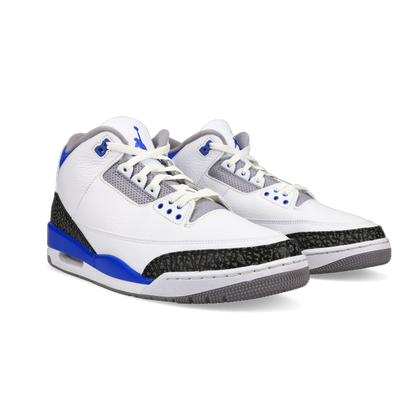 Jordan 3 Retro 'Racer Blue' - Front View