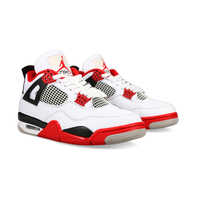 Jordan 4 Retro OG 'Fire Red' 2020 - Front View