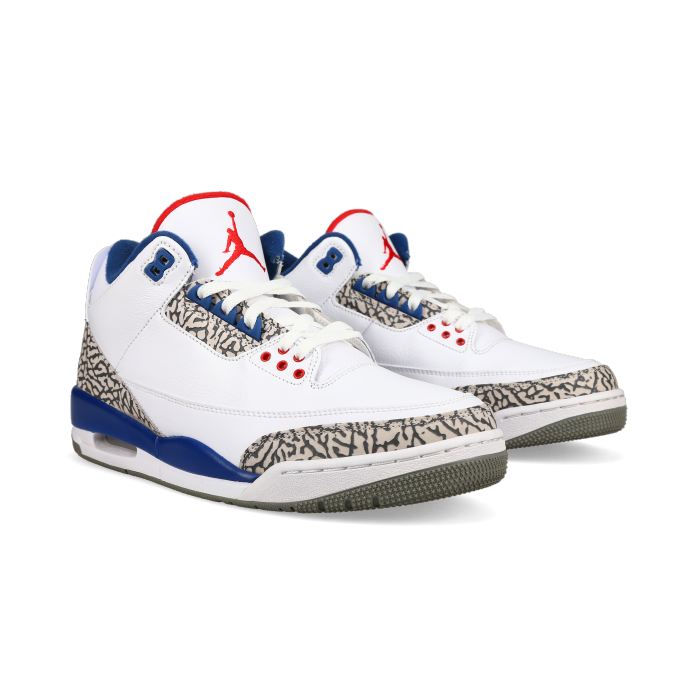 Jordan 3 Retro 'True Blue' - Front View