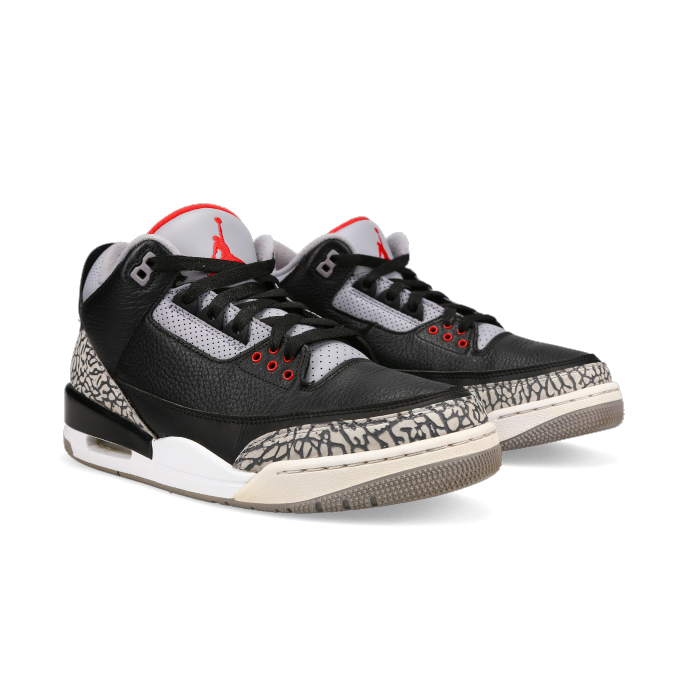 Jordan 3 Retro OG 'Black Cement' 2018 - Front View