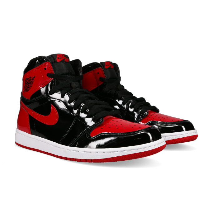 Jordan 1 Retro High OG 'Patent Bred' - Front View