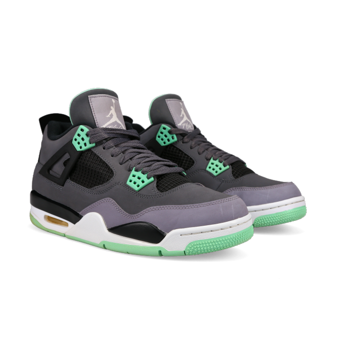 Jordan 4 Retro 'Green Glow' - Front View