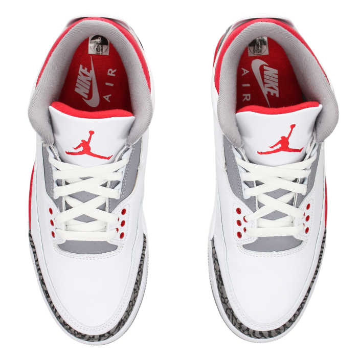 Jordan 3 Retro 'Fire Red' 2022 - Side View