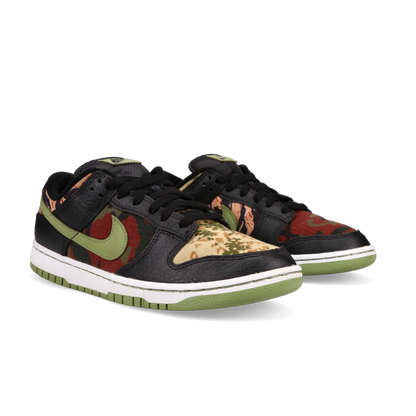 Nike Dunk Low SE 'Black Multi Camo' - Front View