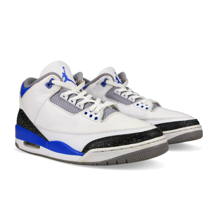 Jordan 3 Retro 'Racer Blue' - Front View