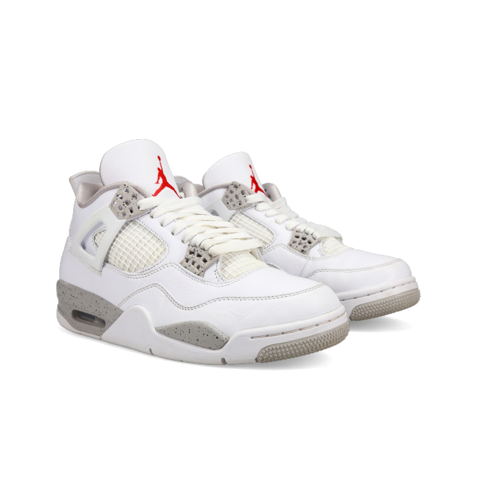 Jordan 4 Retro 'White Oreo' - Front View