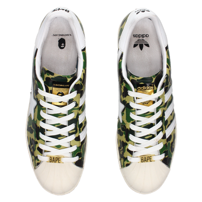 Adidas Superstar 80's X Bape 'ABC Camo' - Side View