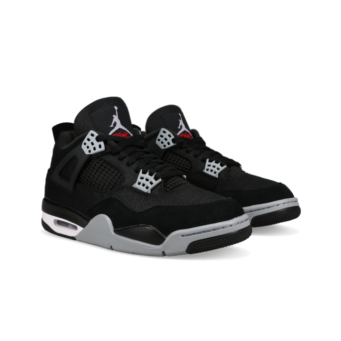 Jordan 4 Retro SE 'Black Canvas' - Front View