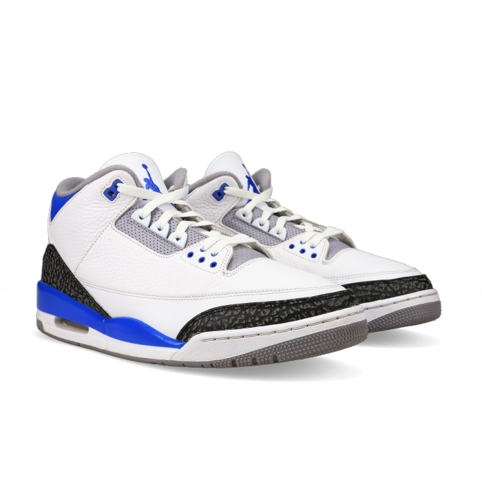 Jordan 3 Retro 'Racer Blue' - Front View