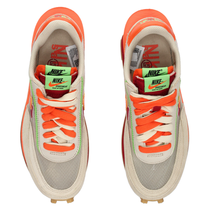 Nike LDWAFFLE X Sacai X Clot 'Net Orange Blaze' - Side View