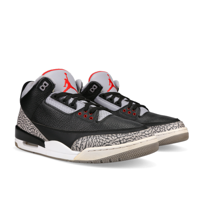 Jordan 3 Retro OG 'Black Cement' 2018 - Front View