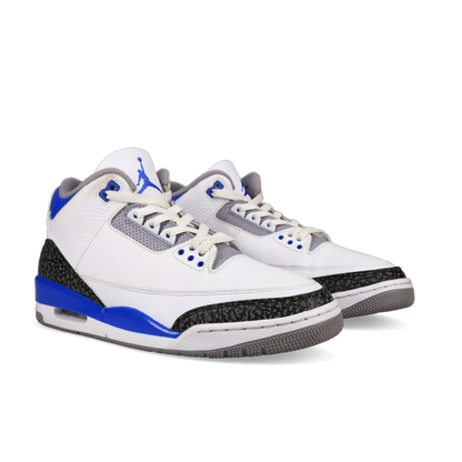 Jordan 3 Retro 'Racer Blue' - Front View