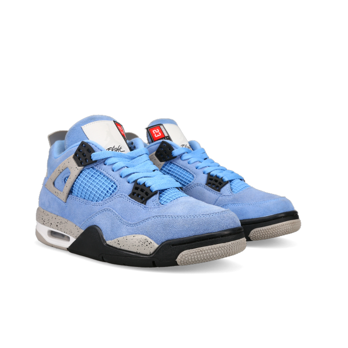 Jordan 4 Retro 'University Blue' - Front View