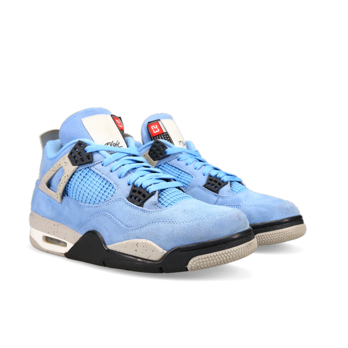 Jordan 4 Retro 'University Blue' - Front View