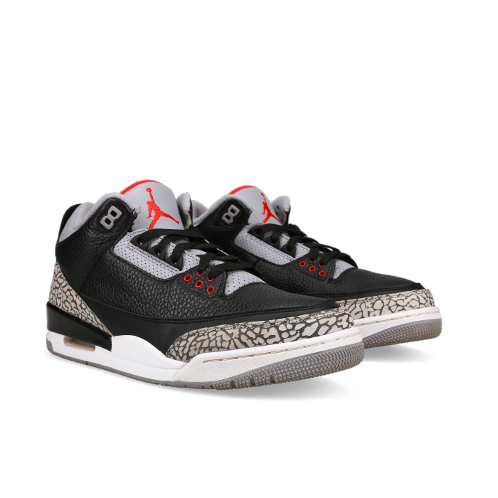 Jordan 3 Retro OG 'Black Cement' 2018 - Front View