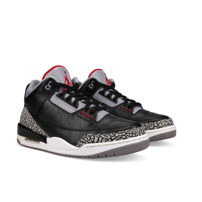 Jordan 3 Retro ' Black Cement' 2011 - Front View