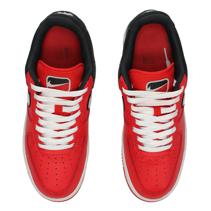 Nike Air Force 1 Low 'Red Black' - Side View