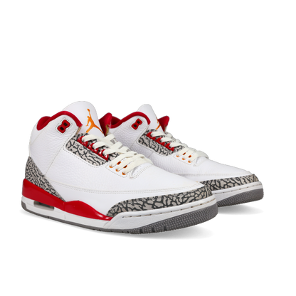 Jordan 3 Retro 'Cardinal Red' - Front View