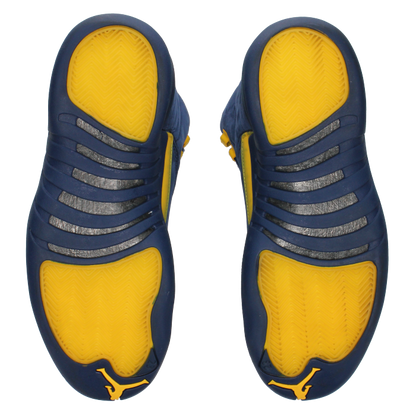 Jordan 12 Retro 'Michigan' - Back View