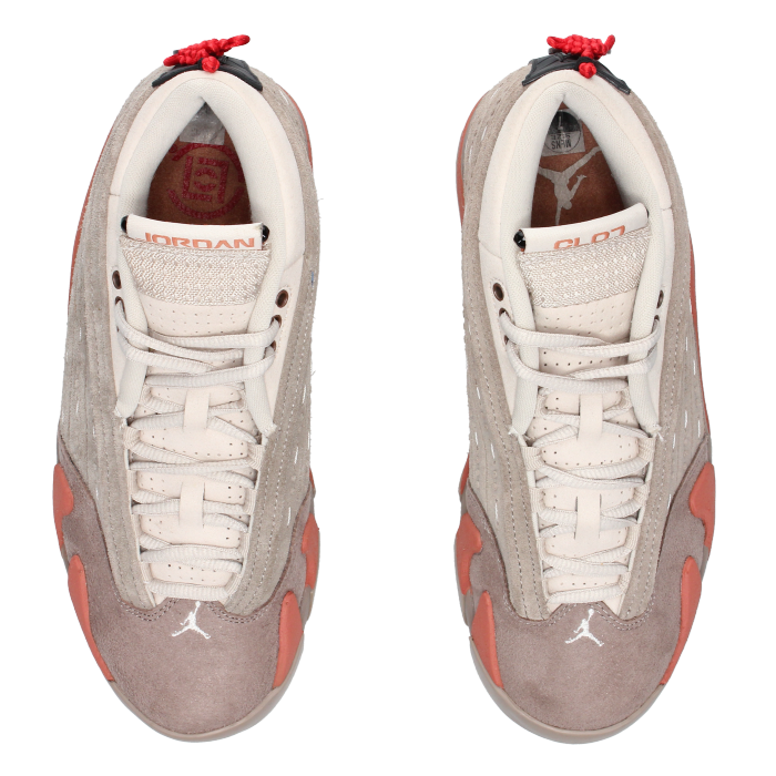 CLOT X Jordan 14 Retro Low 'Terracotta' - Side View