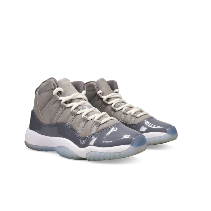 Jordan 11 Retro 'Cool Grey' 2021 (GS) - Front View