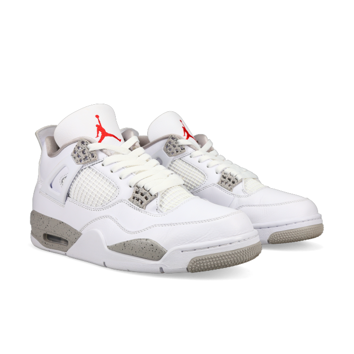 Jordan 4 Retro 'White Oreo' - Front View