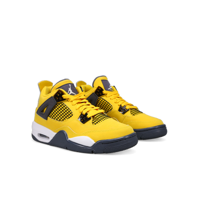 Jordan 4 Retro 'Lightning' 2021 (GS) - Front View