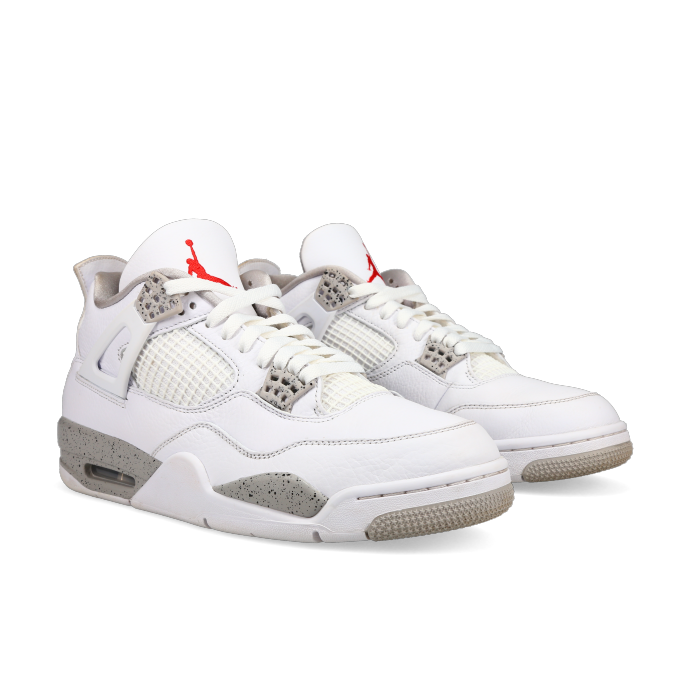 Jordan 4 Retro 'White Oreo' - Front View