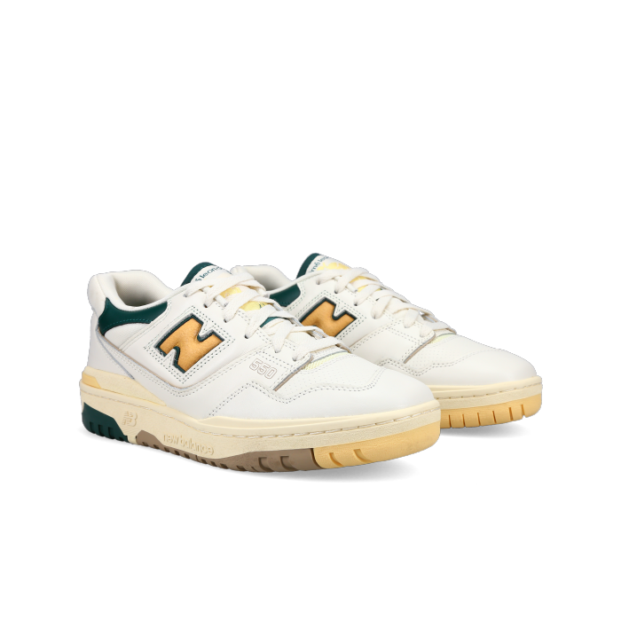 Aimé Leon Dore X New Balance 550 'Green Yellow' - Front View