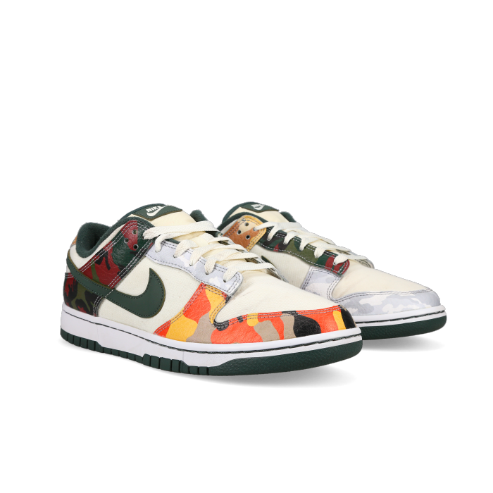 Nike Dunk Low SE 'Sail Multi Camo' - Front View