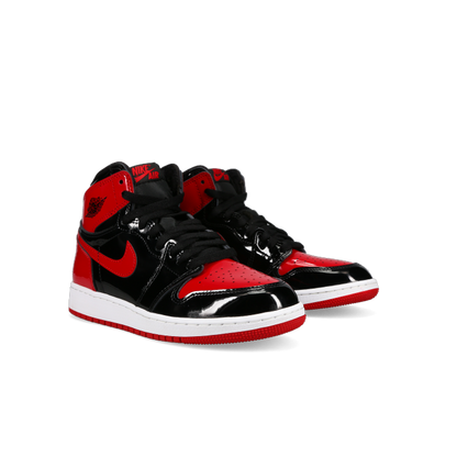 Jordan 1 Retro High OG 'Patent Bred' (GS) - Front View