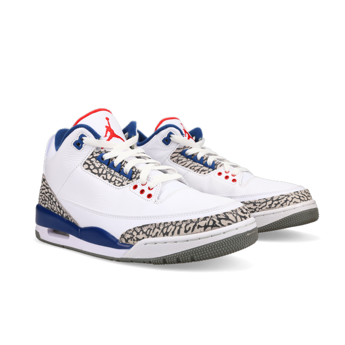 Jordan 3 Retro 'True Blue' - Front View