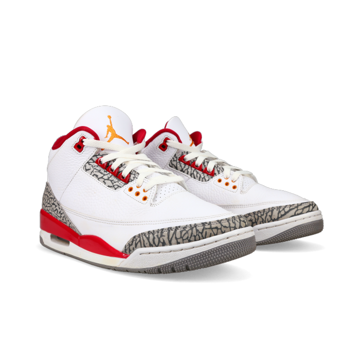 Jordan 3 Retro 'Cardinal Red' - Front View