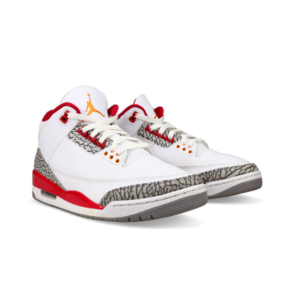 Jordan 3 Retro 'Cardinal Red' - Front View