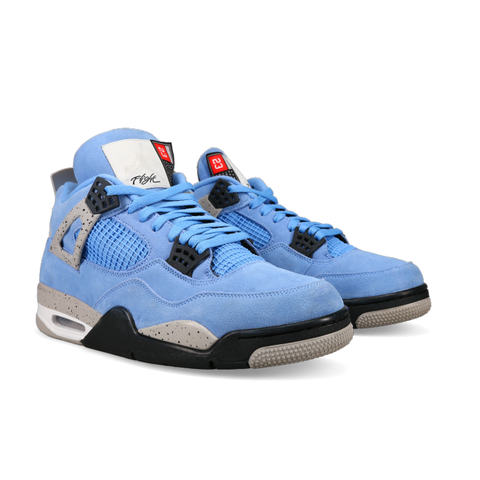 Jordan 4 Retro 'University Blue' - Front View